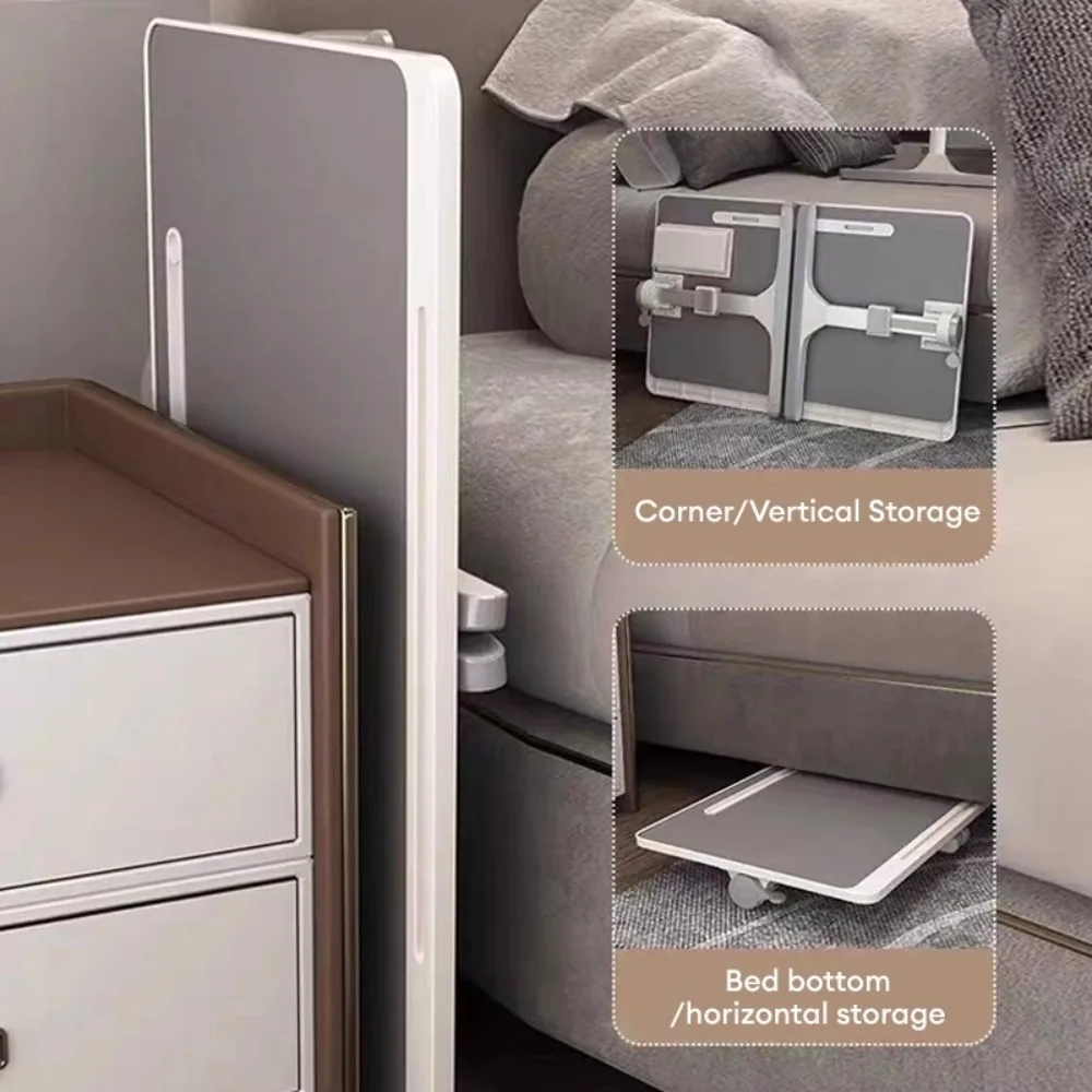 

Portable Adjustable Height Lifting Bed Display Stand with Drawer Foldable Laptop Lazy Learning Desk Reading