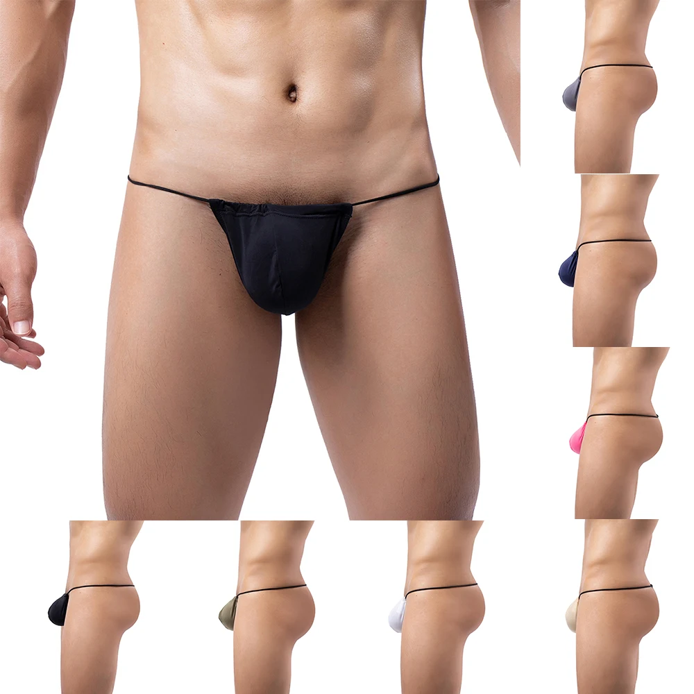 الراحة حزام مطاط السروال مثير وتنفس الرجال \\\'s منخفضة الخصر G سلسلة بيكيني سراويل داخلية ثونغ ملخصات