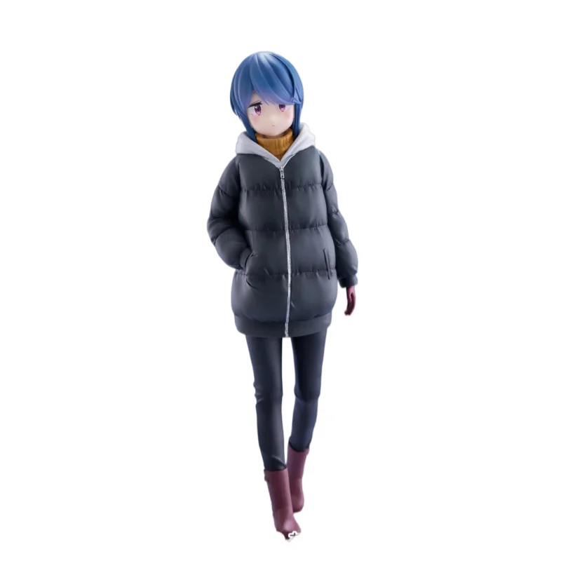 Original FuRyu Trio-Try-iT Figure Laid-Back Camp Season 3 Rin Shima Anime Figure Collectible Model Toy In Stock