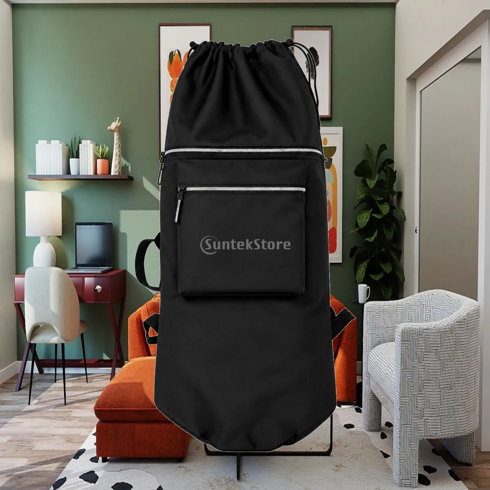 Waterproof Skateboard Car Equipment Bag Oxford Cloth Built with Reinforced Seams and Adjustable Straps for Beach Outings