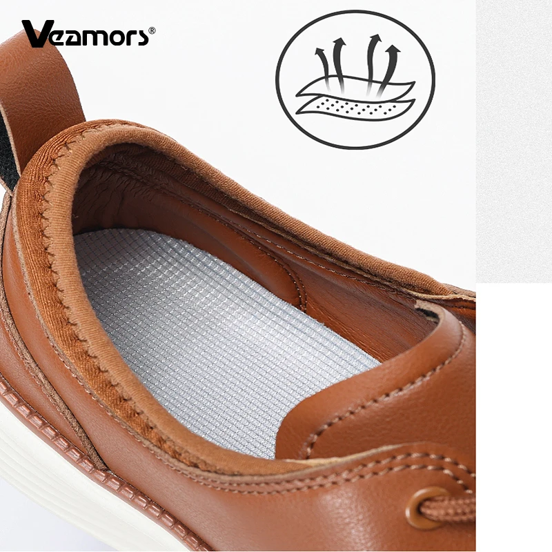 Men's Fashion PU Leather Casual Shoes Daily  Walking Shoes Comfortable Business Dress Sneakers  Breathable Lace-up Low Top Shoes