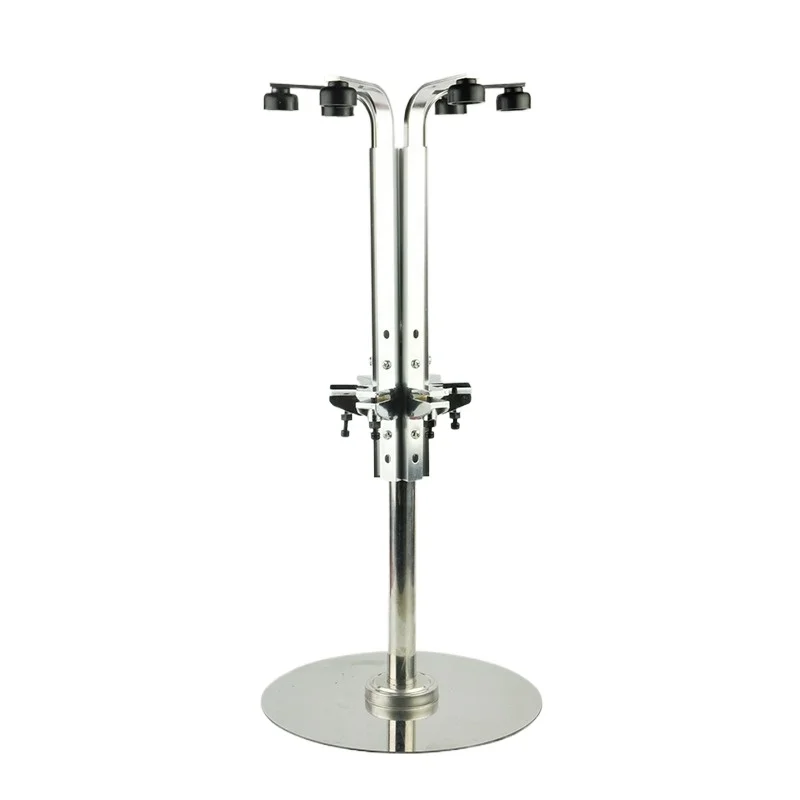 Rotatable design 6-head display stand with 6 pump head dispensers 6 bottle perfume dispensers