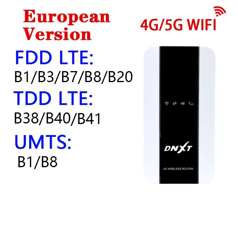 Imagem -06 - Dnxt-roteador Wi-fi Móvel 4g Universal e Desbloqueado Hotspot Mifi sem Fio Portátil Bateria 3000mah Modem