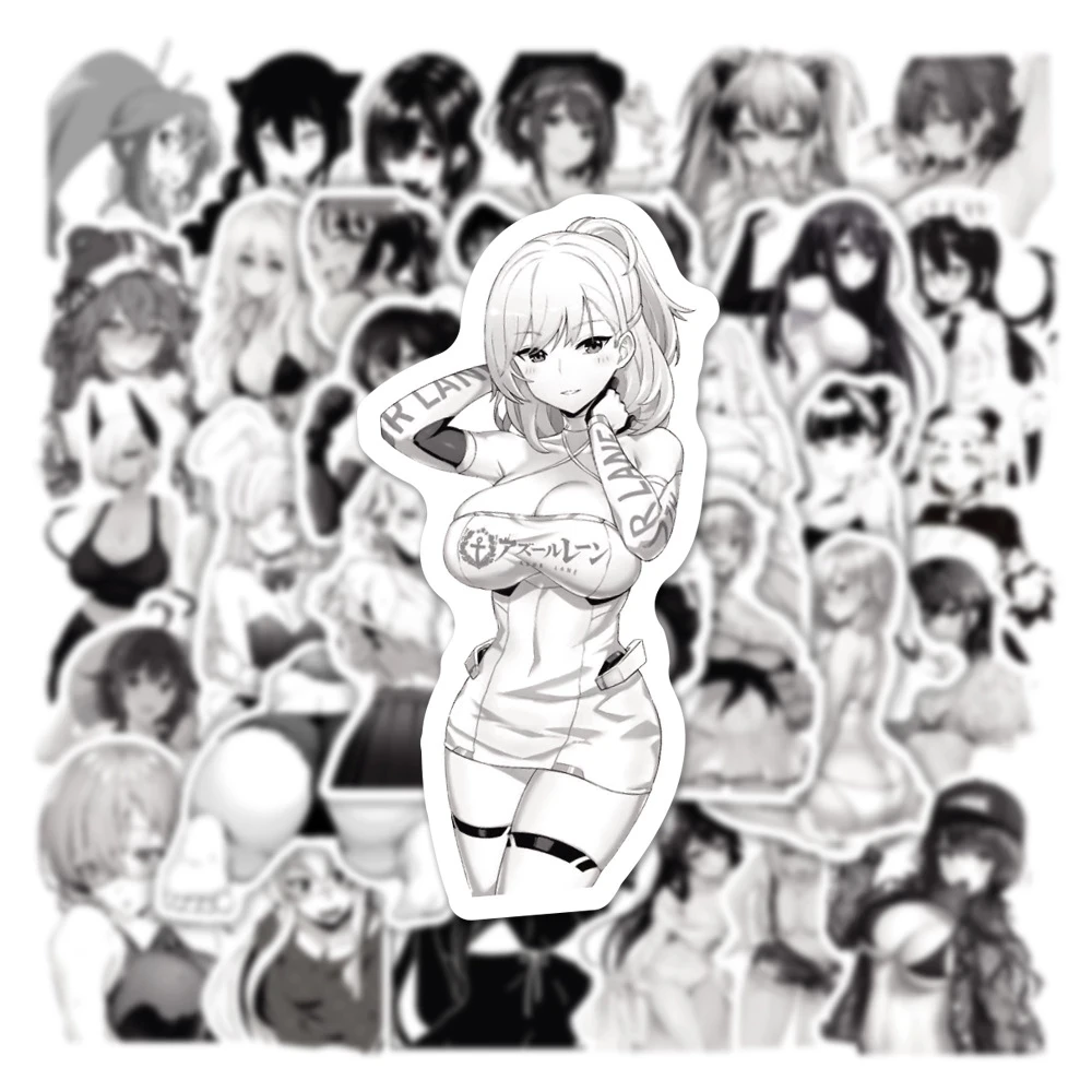 10/30/50/100Pcs Anime Sexy Gemengde Schoonheid Hentai Waifu Graffiti Stickers Voor Skateboard Bagage Laptop gitaar Diy Comics Sticker