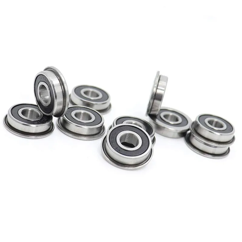 10 Stück F623 F686 F688 F689 F695 F696 F698 -2RS Lager 5 x 13 x 4 mm Miniatur-Rillenkugellager mit Flansch für VORON 3D-Drucker