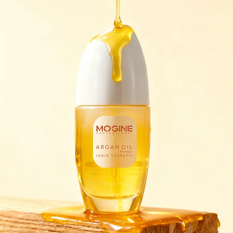 زيت شعر الجوز المغربي من MOGINE، منتج تجميل للعناية بالشعر الجاف المجعد الداكن، ناعم لامع ولا يغسل، منتج تجميل للعناية بالشعر
