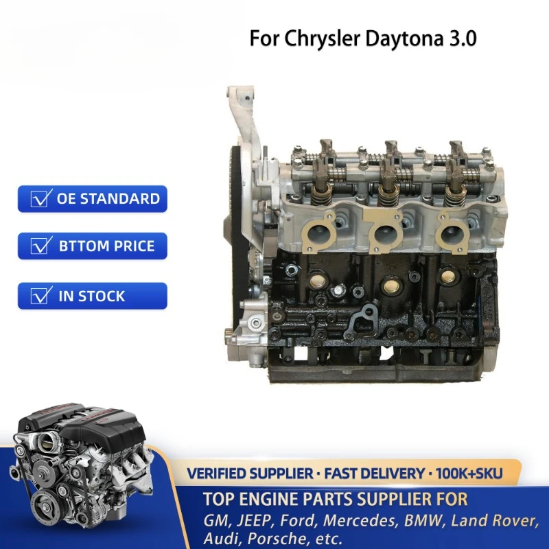 Linkteco High-quality 6G72 V6 Engine Assembly For Chrysler Daytona 3.0 1990-2001 059-227E