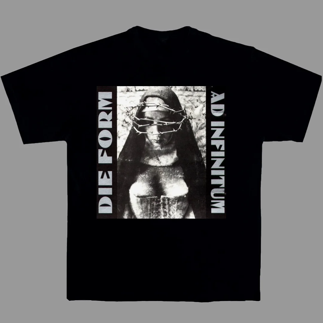 French Industrial Band Die Form Retro Music Art Summer Casual T-shirt Men's and Women's Luxury Brand Top