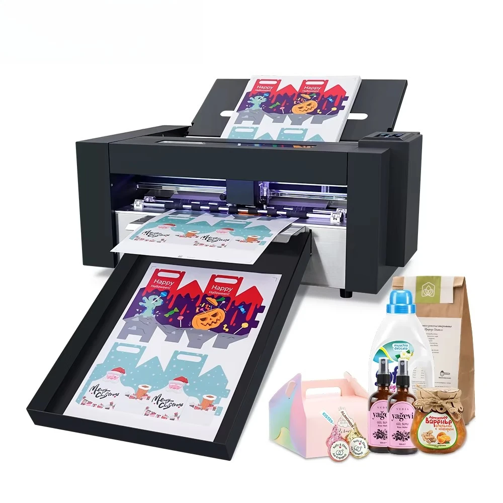 Automatic Digital Double Head Servo Motor Sticker   Label Cutting Folding Die