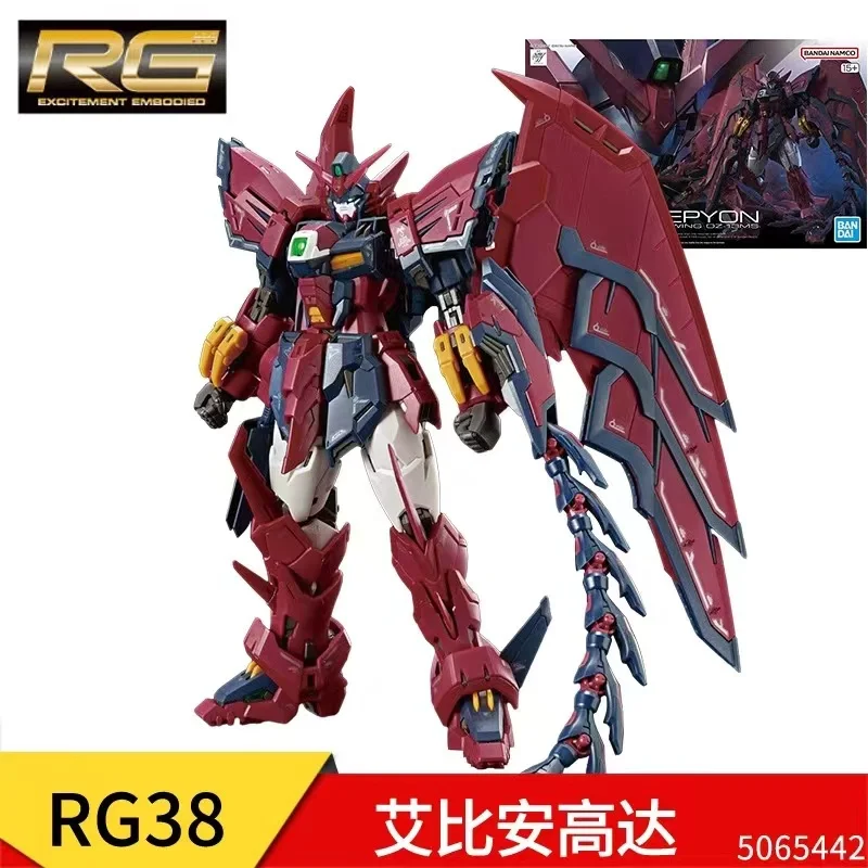 

In Stock Original Bandai Anime Figurine RG 38 OZ-13MS Epyon Gundam 1/144 14cm Assembly Model Toy Action Figure Collect Model Toy