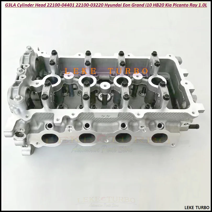 G3LA Cylinder Head 22100-04301 22100-04401 22100-03220 For Hyundai Eon Grand i10 HB20 For Kia Picanto Ray 1.0L Hatchback PB pbt