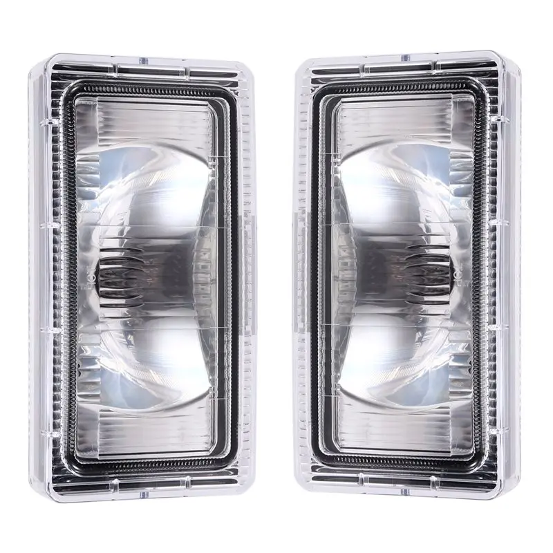 

AEF3-2PCS Car Front Bumper Fog Lights Foglamp For Mercedes-Benz 124 AMG Additional Fog Lamp Front Fog Driving Light