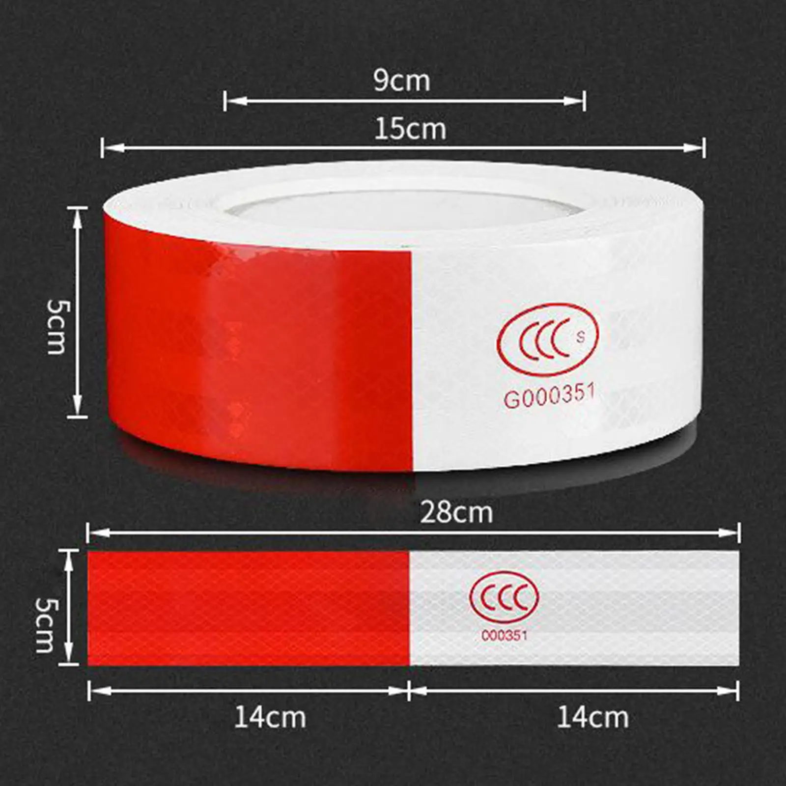 Reflective Tape Warning Tape Outdoor Trailer Reflector Tape