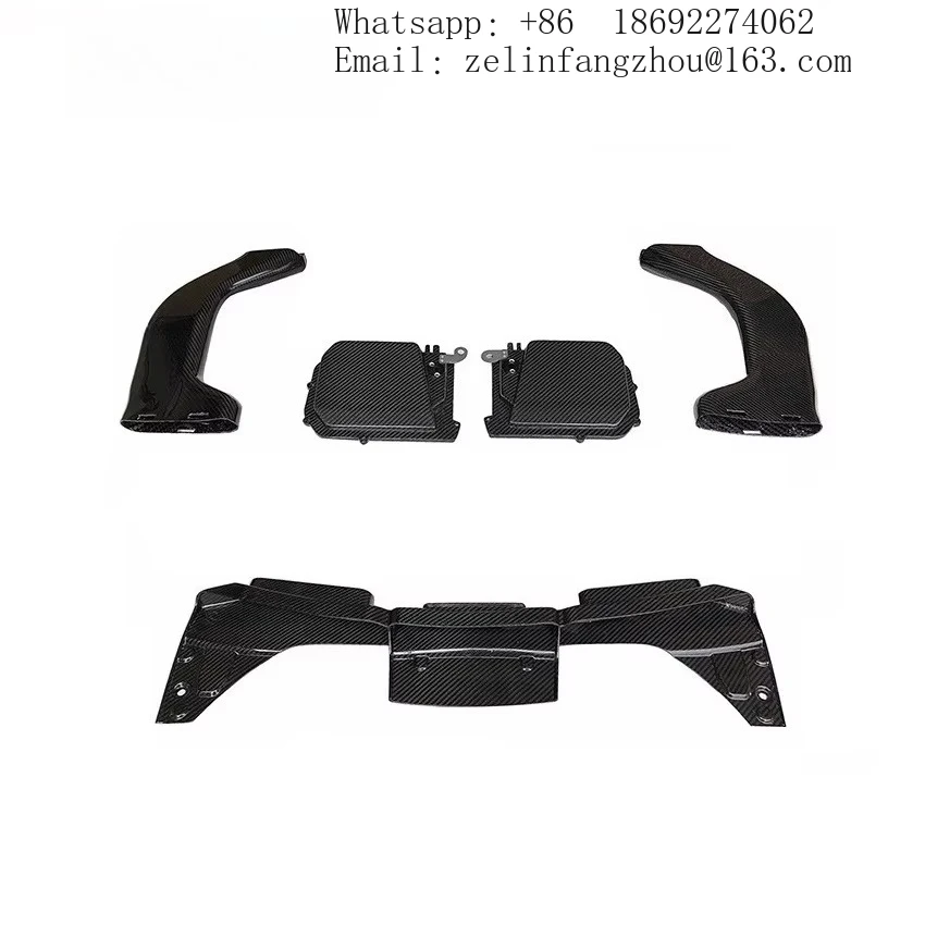 3K Twill Weave Glossy Dry Carbon Fiber Induction System For Mercedes AMG C43 Intake Filter High Quality Airspeed