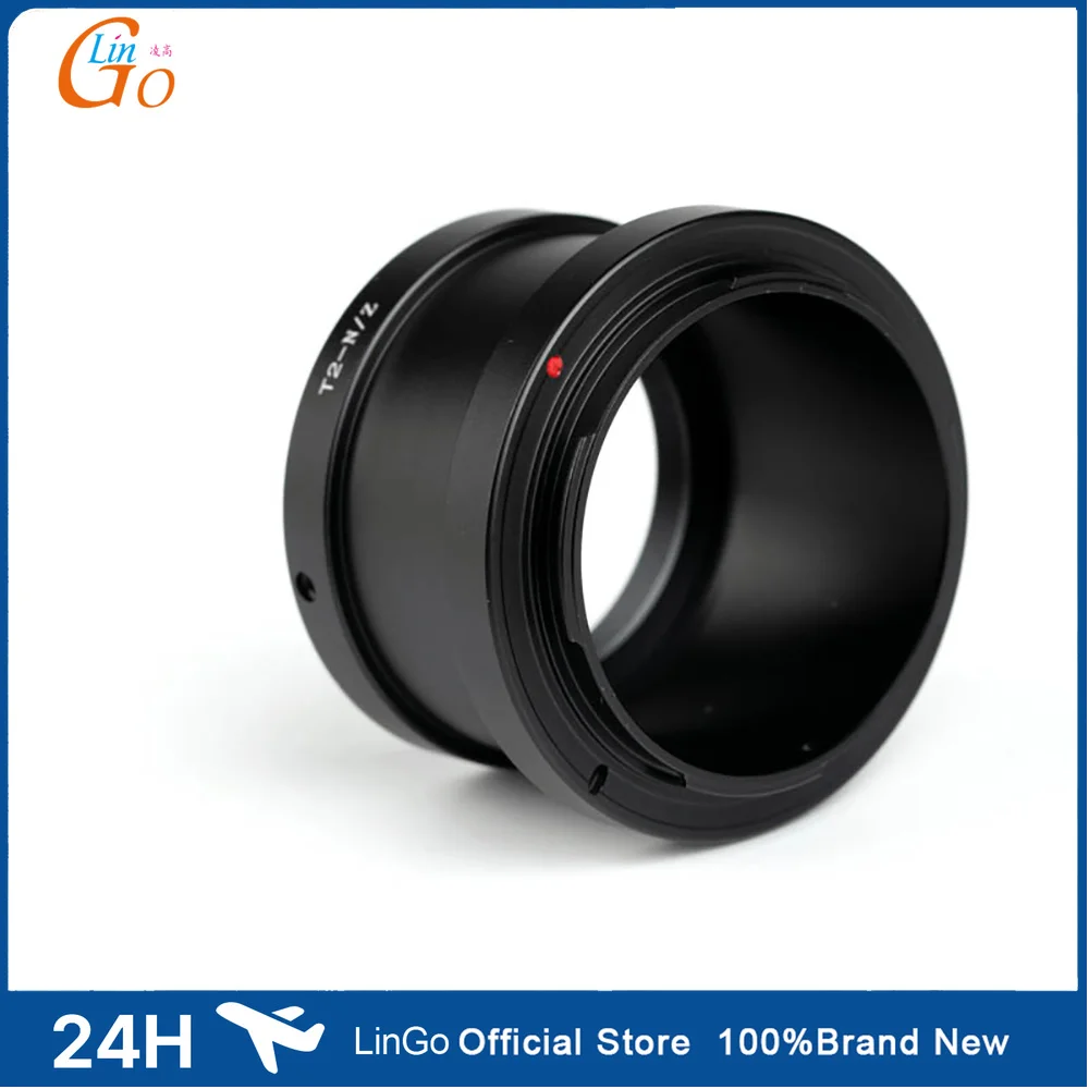 LinGo T2-Nik Z Mount Adapter Ring for T2 (M42x0.75) Telescope to AI. Z Mount Camera Lens Adapter for AI.Z5 Z6 Z7 Z9 Zfc Z50 Z30