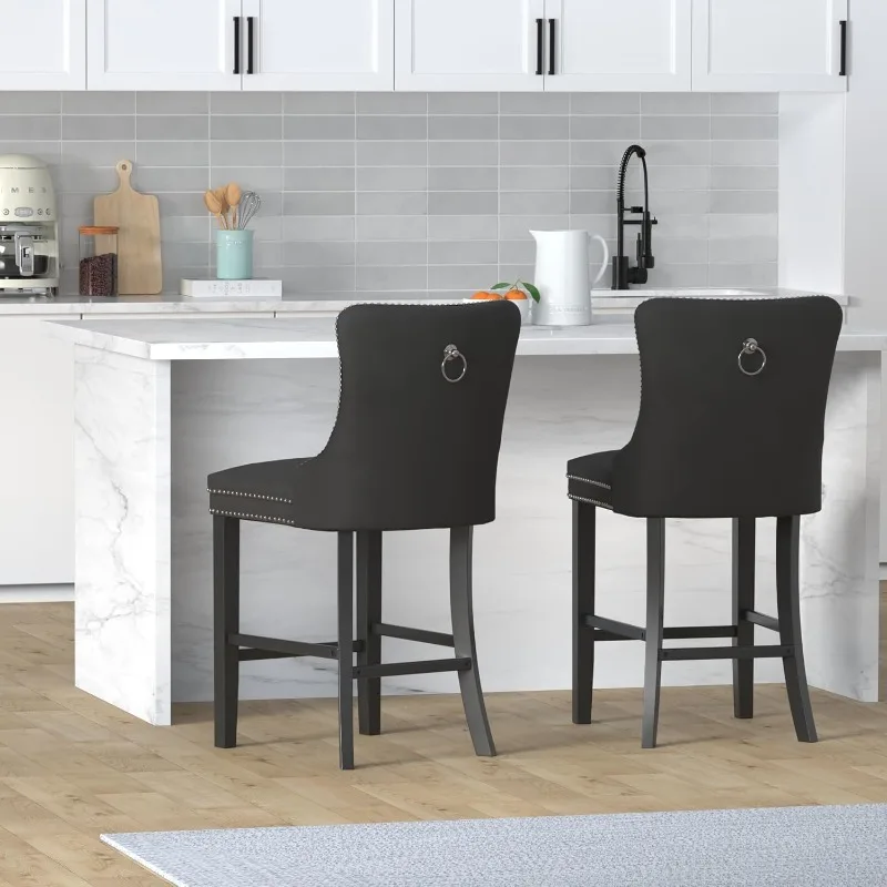 Counter Height Bar Chairs Set of 2, 27