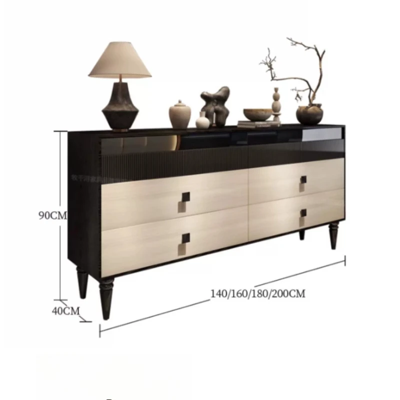 Storage Display Cabinets Draws Solid Wood Art Luxury Cabinets Mid Century Funky Muebles Almacenamiento Living Room Furniture