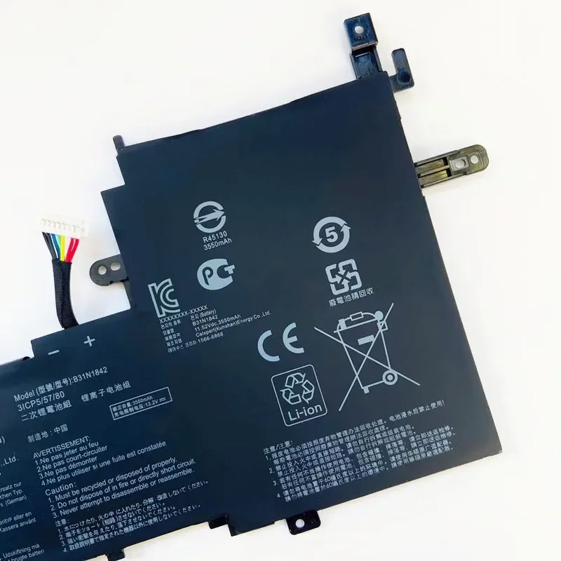 11,52 V 42Wh B31N1842 Аккумулятор для ноутбука ASUS VivoBook S531FA V531FL V531FA X531FA S15 S531FL S530FA-EJ042T 3ICP5/57/80