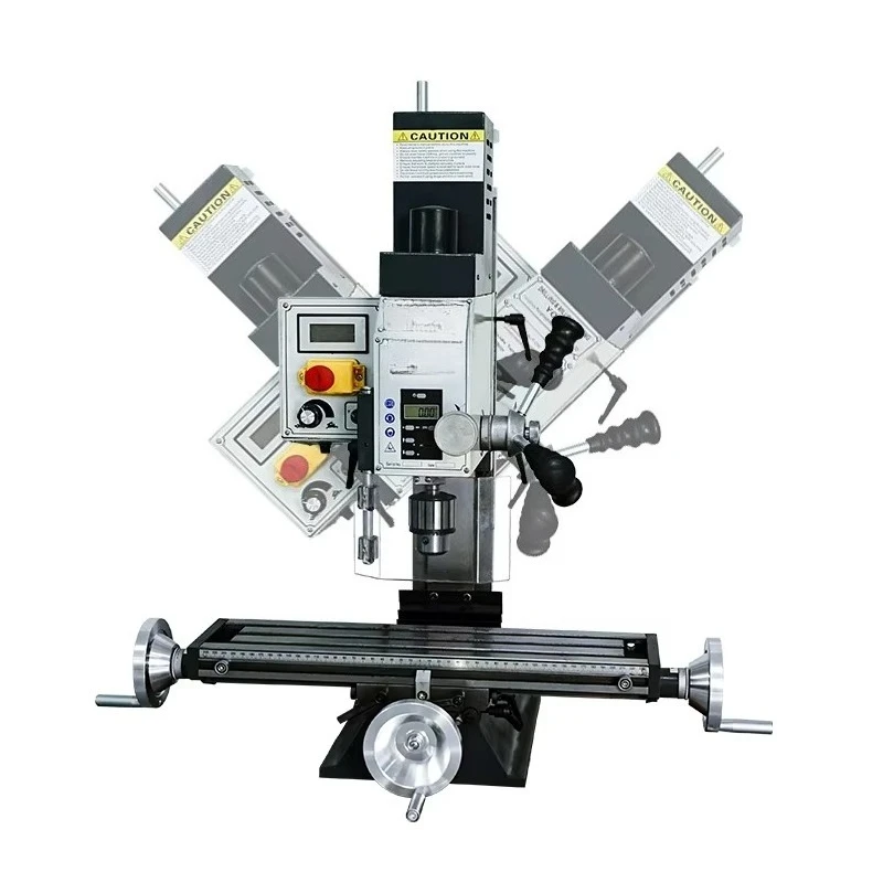 Multifunctional household drilling and milling machine Precision metalworking machinery Restoration desktop milling machine