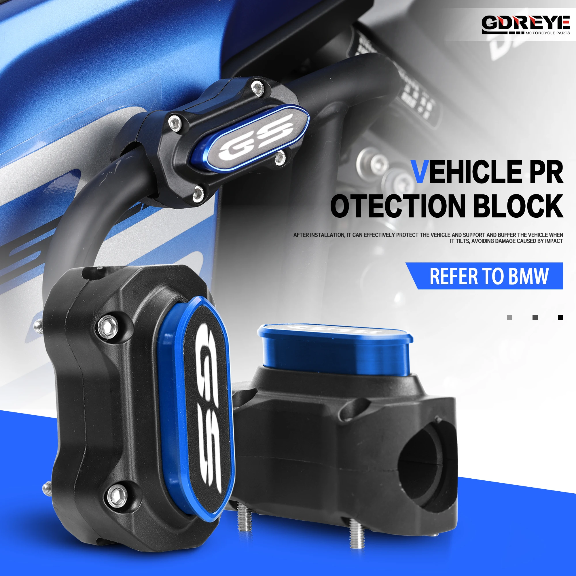 Protector de motor de motocicleta, bloque decorativo de parachoques para BMW , F750GS, F650GS, F850GS, G310GS, R1200GS R12500GS