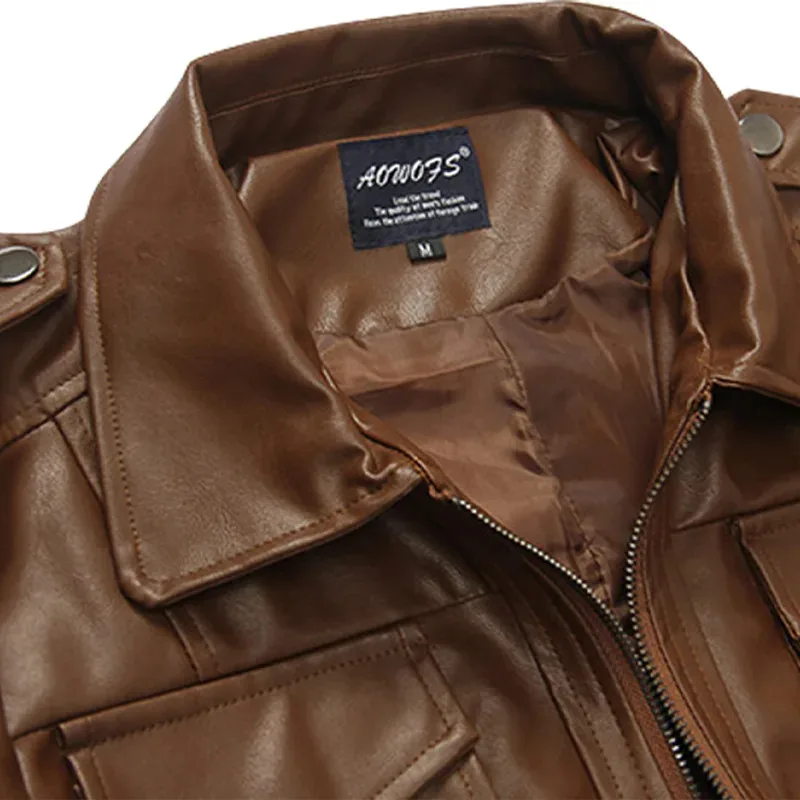 Leon Kennedy Cosplay Jacket Men Costume Game Resident 4 Roleplay Fantasia Outfits Casual PU Leather Coat Man Halloween