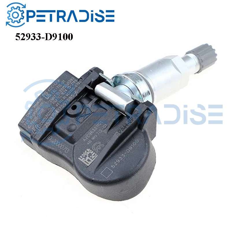 New TPMS Tire Pressure Sensor For Genesis G90 Hyundai Elantra Ioniq Kona Kia Niro Optima Auto Parts OEM 52933-D9100 52933D9100