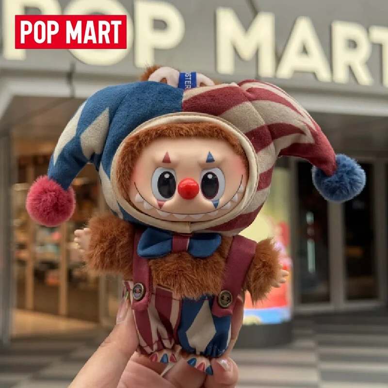 POPMART لماذا سلسلة جدية جدًا صندوق أعمى المعلقات عمل الشكل لطيف لهب مهرج الشكل هدايا الهالوين Dimmo Labubu صناديق أعمى
