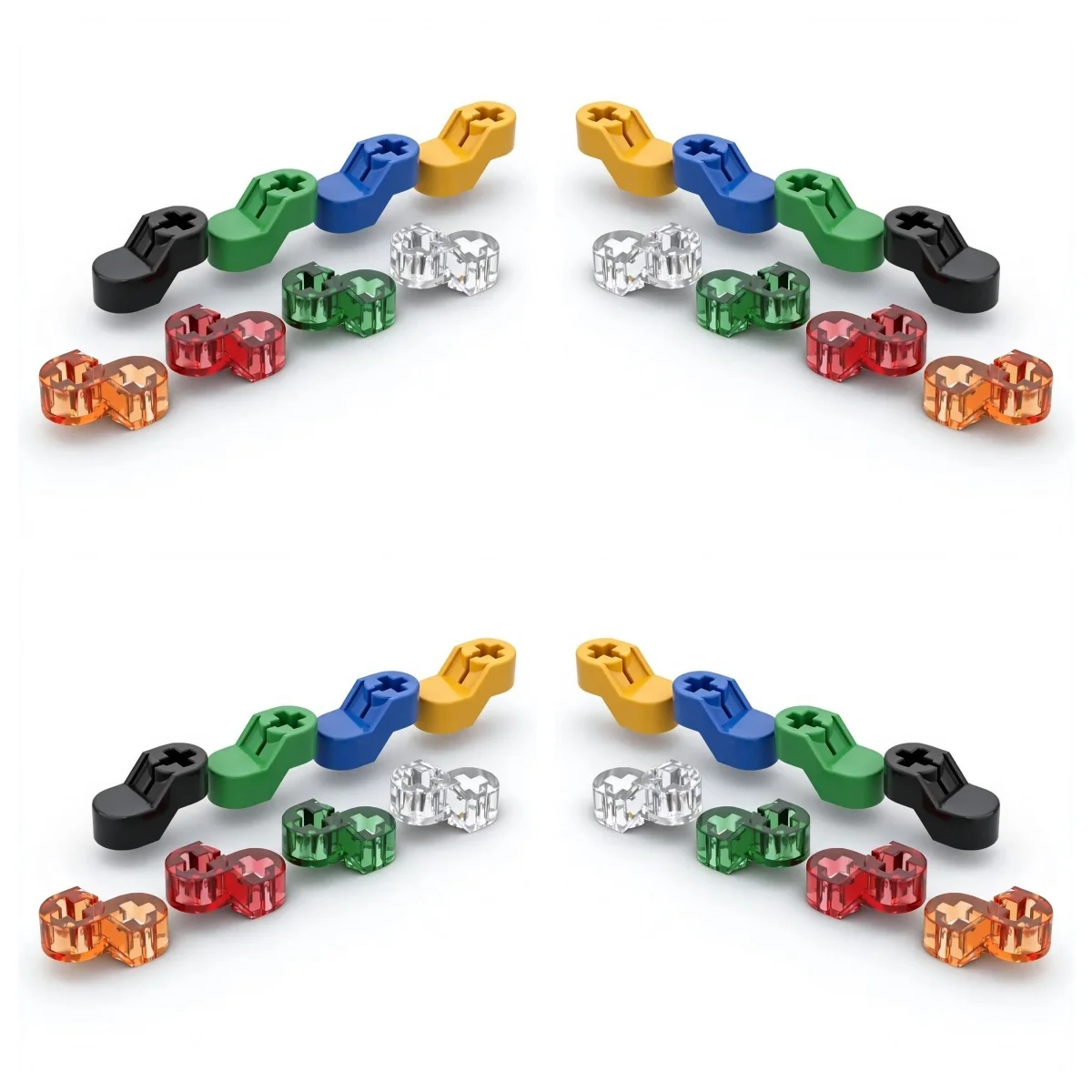 120pcs 2854 Engine Crankshaft Center Bricks Collection Bulk Modular Toys For Technical MOC DIY 1Pcs Compatible Buildings Blocks