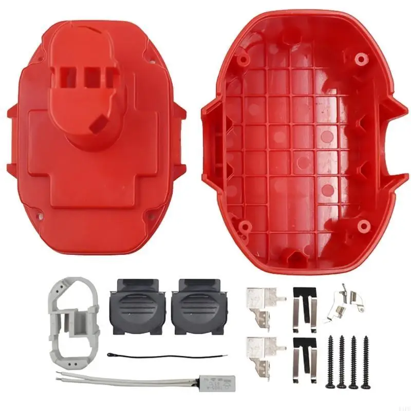E1PF Replacement Battery Housing Skin DIY Lover Lithium Batteries Case Shell No Battery for 9.6V 12V 14.4V 18V Tools