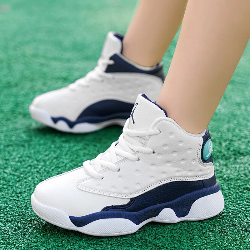 

Children's high-top basketball shoes, professional practical competition training shock-absorbing student anti-slip sports shoes