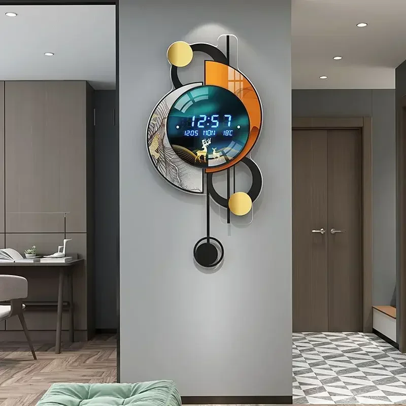 

Eternal Calendar Electronic Wall Clock Living room decoration Creative Fashion Clock modern design