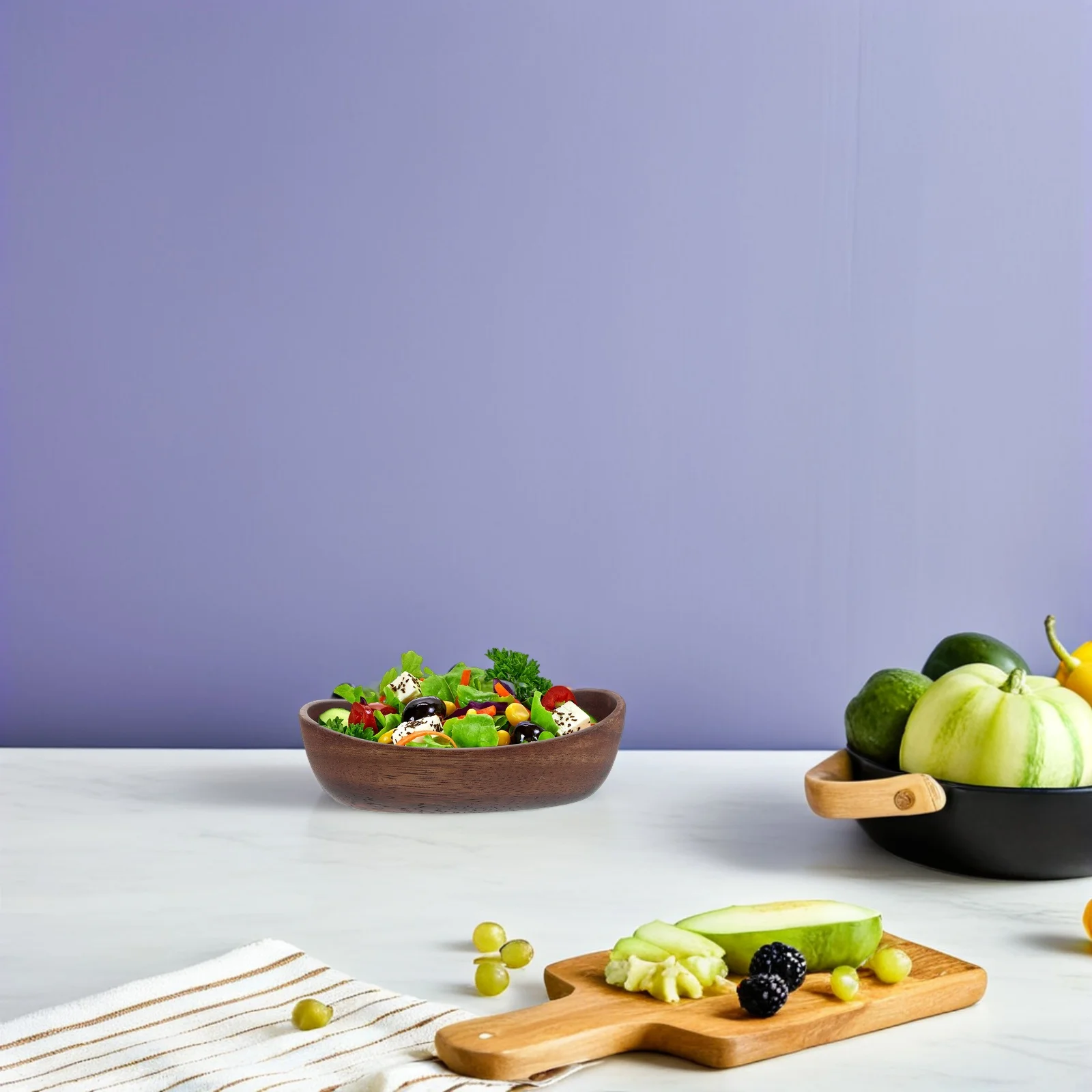 

Wooden Boat Serving Plate Rustic Style Handmade Walnut Wood Fruit Tray Large Unique Boat Shaped Salad Dessert Serving Platter