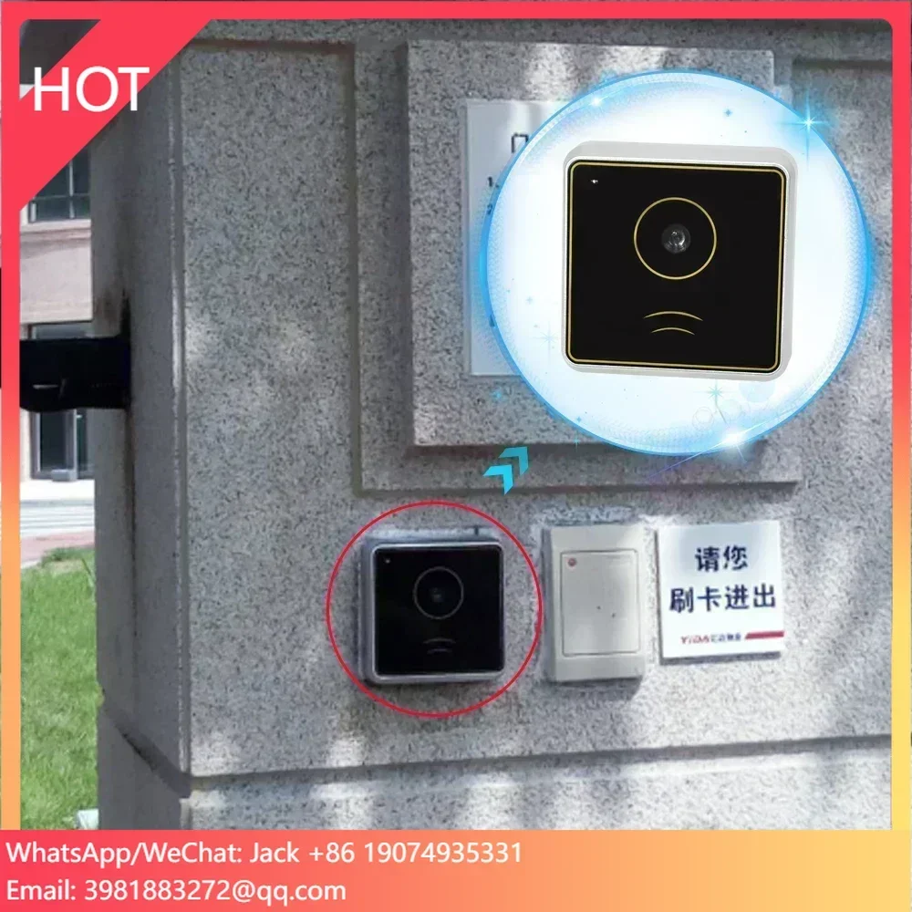 

CE ROHS FCC QR Code Access Control System RJ45 Wiegand TCP IP Door RFID Access Control Weigand 26/34 Output 2D IC Card Reader