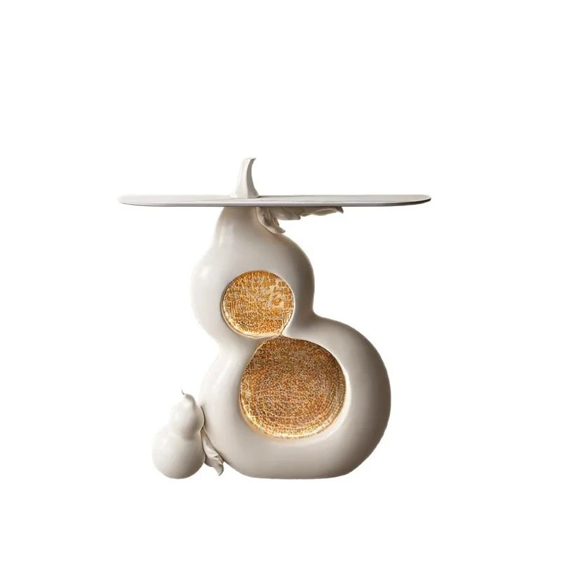

Baifu gourd table door Living room Feng Shui villa cabinet New Chinese entrance table