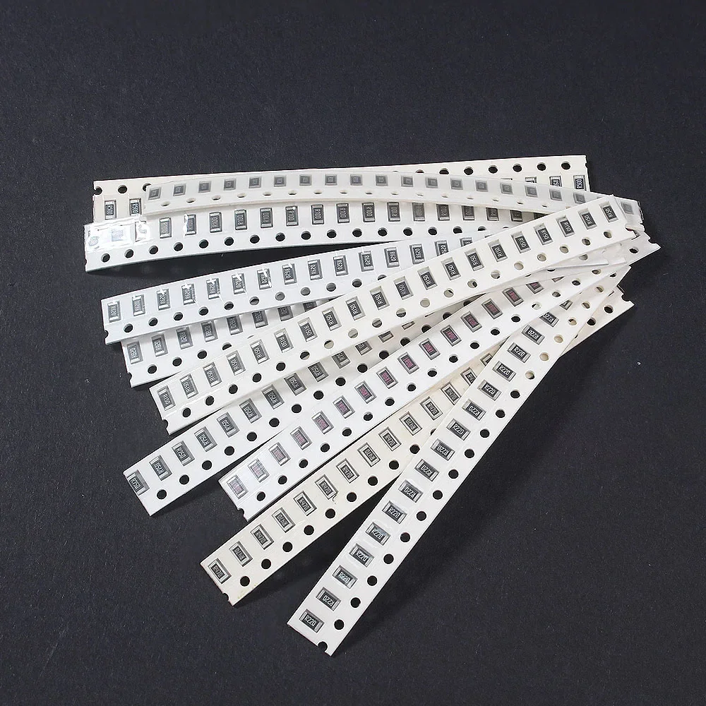 200PCS 10 Kinds 1206 SMD Resistor Kit 0.1 ohm ~ 1 ohm 1206 1% Chip Resistor Assortment Kit New Electronics Components set