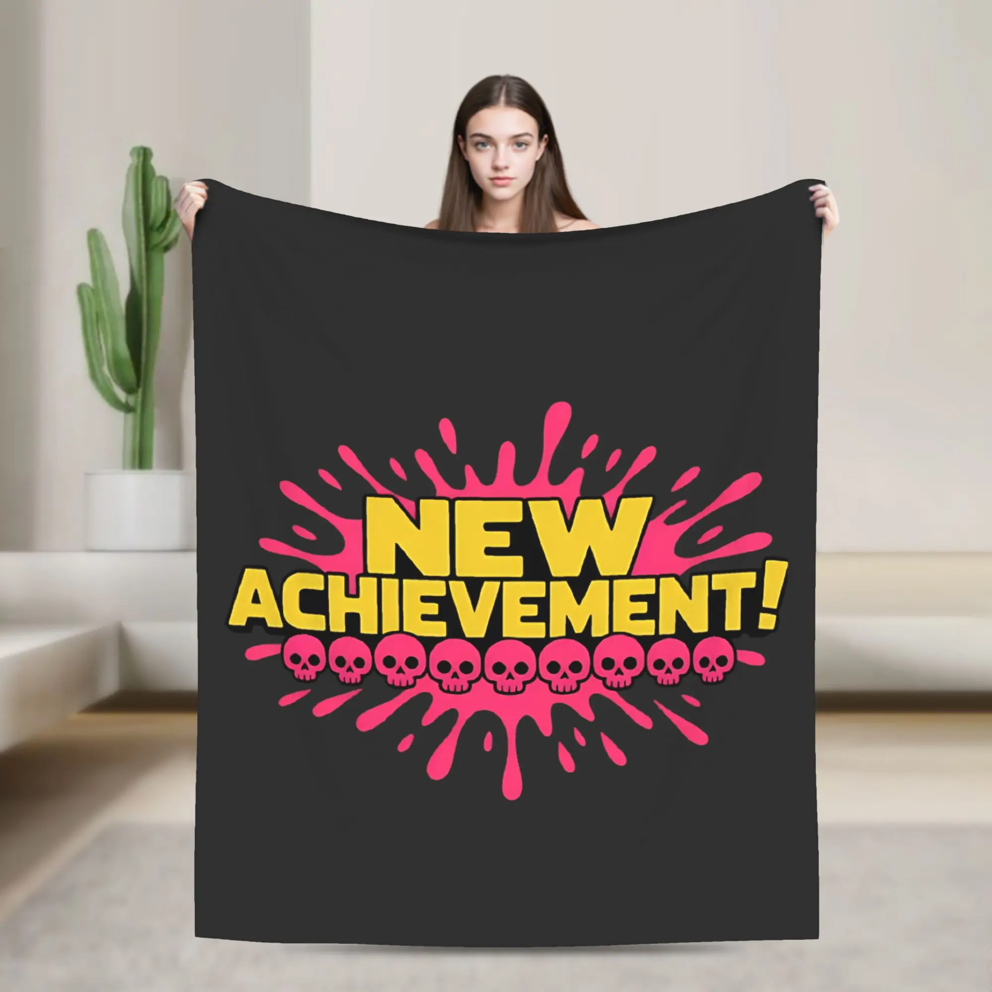 Dungeon Crawler Carl New Achievement Flannel Blanket Winter  Super Warm Throw Blanket for Children Bedspread Sofa Bed Cover
