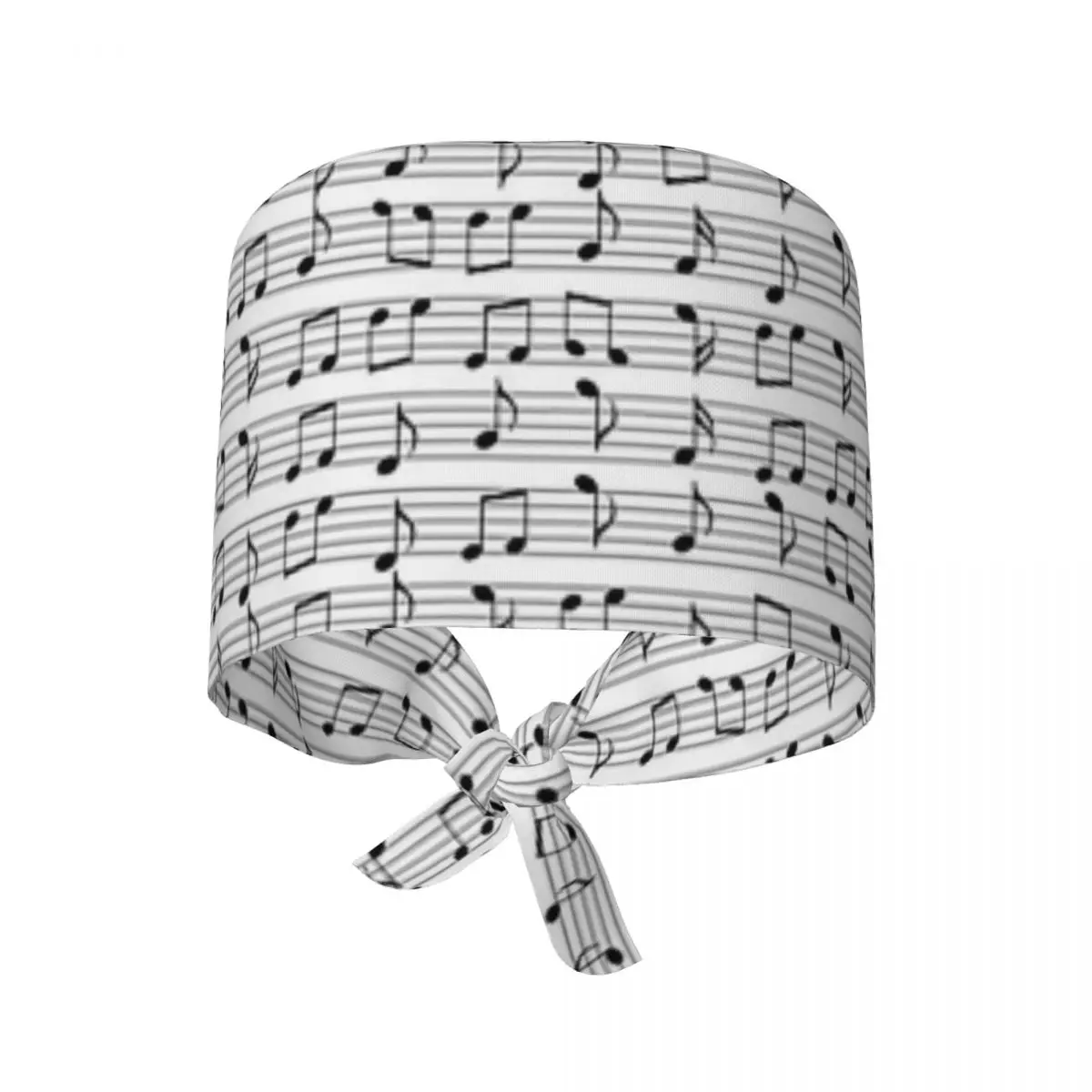 Abstract Piano Keys With Musical Notes Scrub Hat Doctor Working Surgical Cap Men Women Adjustable Nursing Caps for Dentist