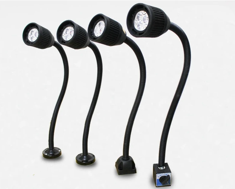 

LED Machine Work Lamp Lathe Tool Lighting 3W 5W 7W 700MM Gooseneck 110-220V Lighting Tool Industrial Machine CNC Lathe Workshop