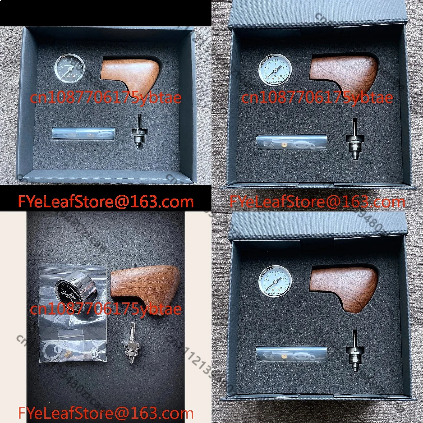 E61 Coffee Machine Variable Pressure Needle Valve Flow Control Pull Rod Gauge