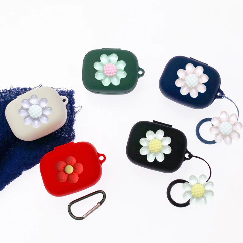 Funda con diseño de flores para Haylou GT7 NEO /GT6 T15 G3 GT3 HQ3 T018, funda de silicona para auriculares Haylou MoriPods ANC