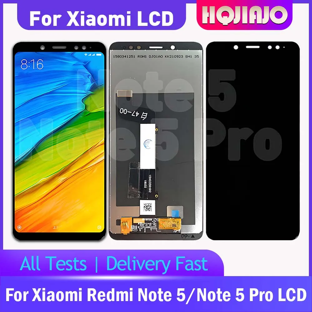 5,99 'высокое качество для Xiaomi Redmi Note 5, ЖК-дисплей, дигитайзер сенсорного экрана для Redmi Note 5 Pro MEI7S MEI7, замена ЖК-дисплея