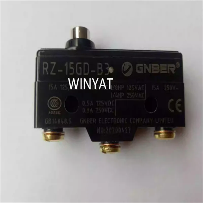 Micro-motion travel switch Pulse-type limit switch contact for silver wire RZ-15GD-B3 RZ 15GD B3