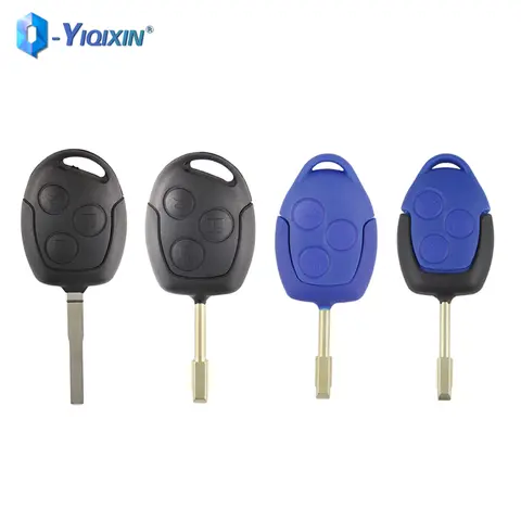 Car Key Shell Case For Ford Focus 2 Mondeo 3 Festiva Fiesta Transit Fusion Galaxy KA Connect C-MAX MK7 WM VM Uncut Blade No Logo