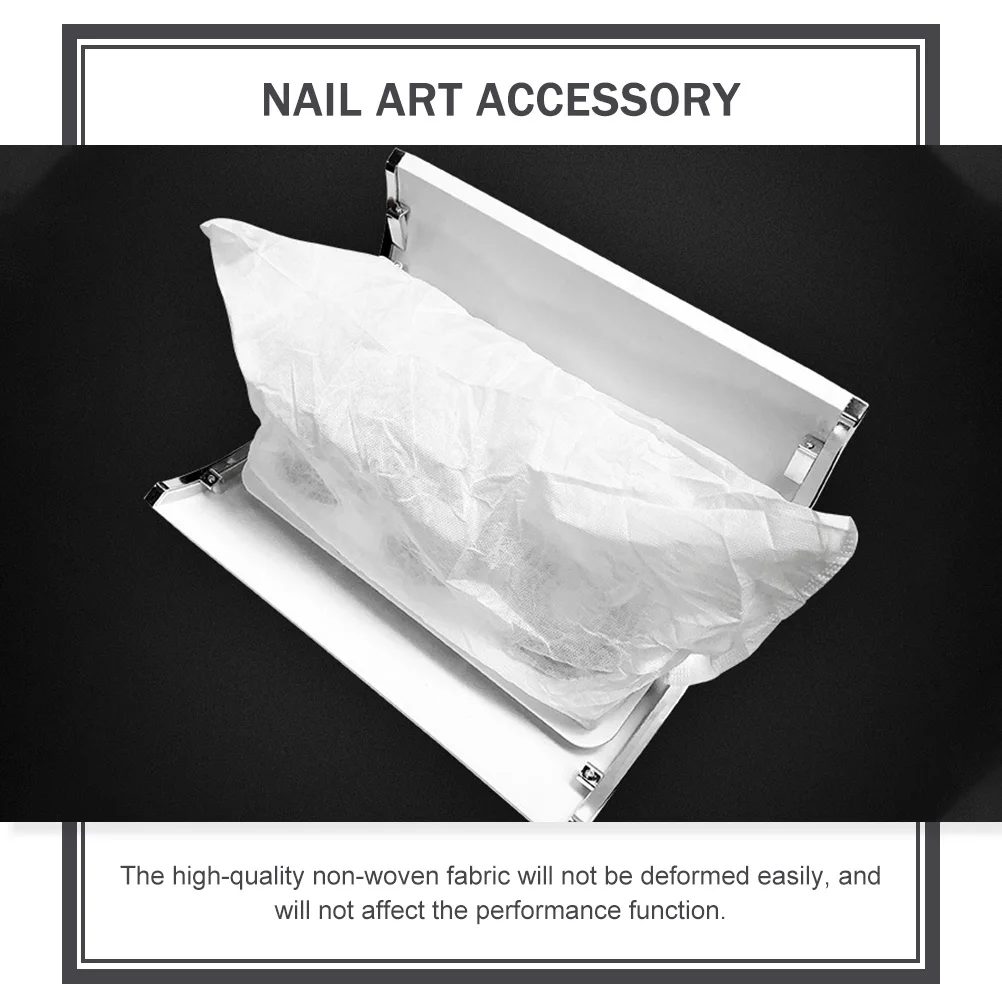 12 個ネイル集塵機バッグ真空機サロン供給不織布カバーポーチアクセサリー実用