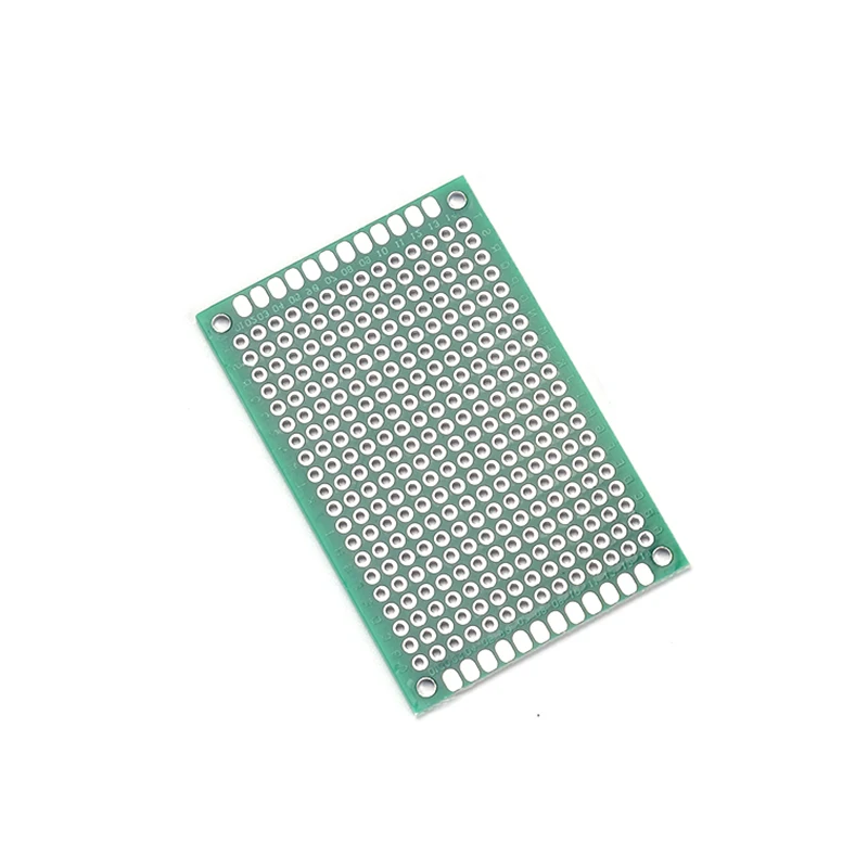 2 Stück 2,54 mm Rastermaß Doppelseitige Universelle Leiterplatte 4x6 cm Größe für Elektronik-DIY-Projekte – Detail 4