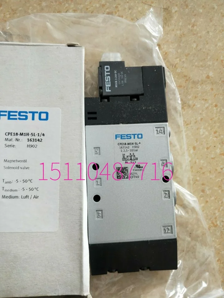 Festo FESTO Solenoid Valve CPE10-M1BH-5/3G-M7-B 533141 Genuine From Stock