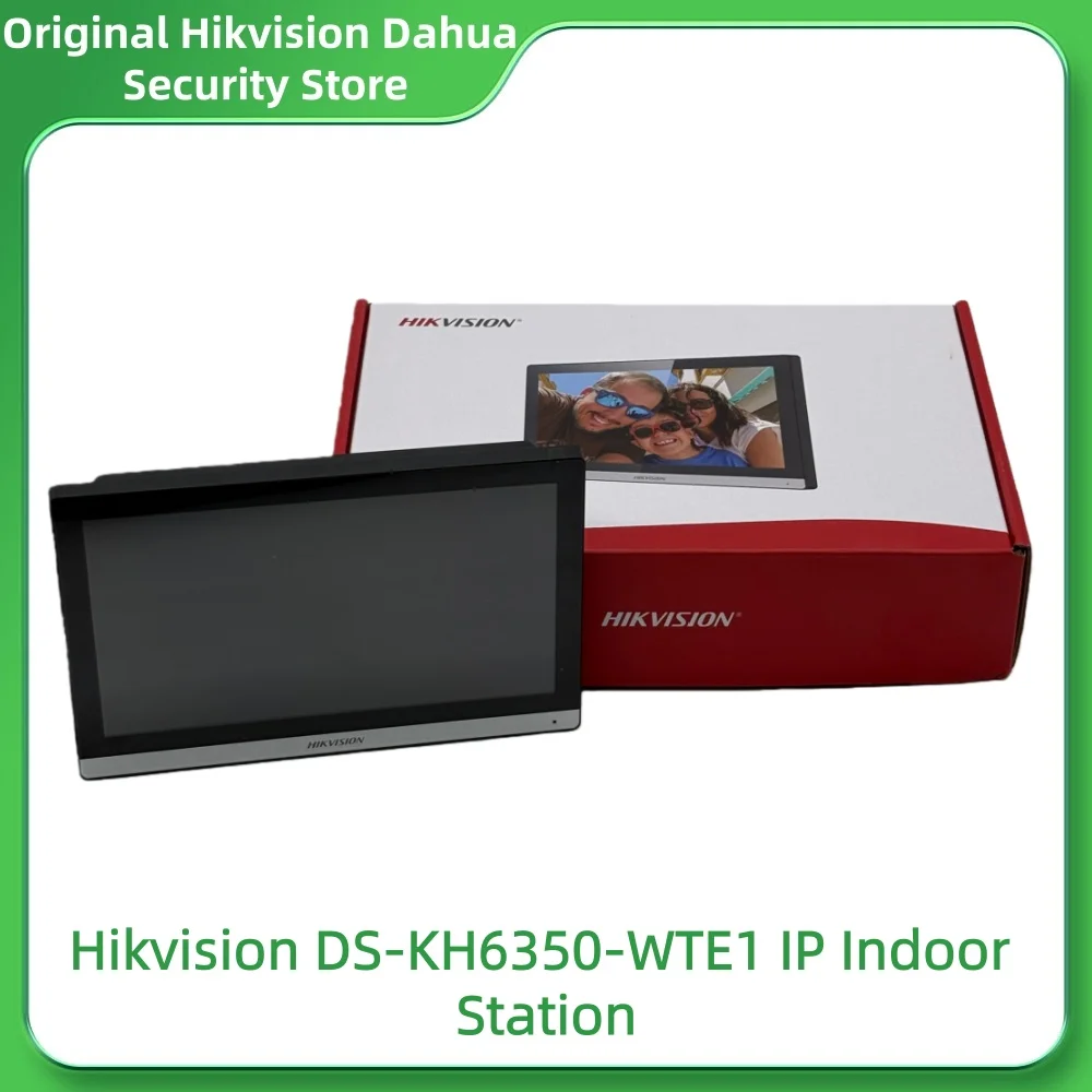 Hikvision Video Intercom DS-KH6350-WTE1 7-Inch Touch Screen Wifi Network Indoor Station Remotely Receive Calls