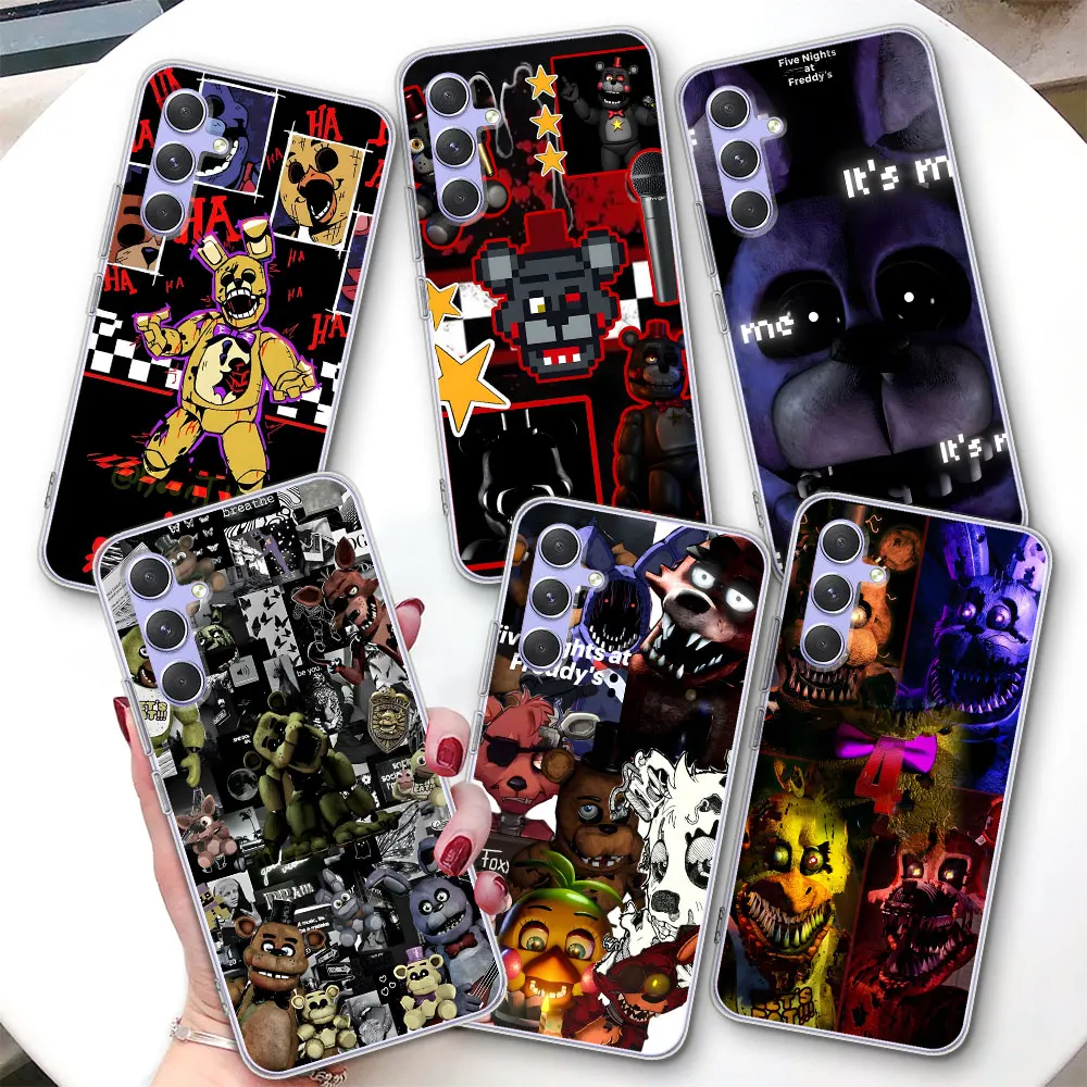 

Чехол Fnaf Five-nights-At-Freddys для Samsung Galaxy A15 A16 A17 A54 A14 A22 A51 A53 A12 A13 A23 A71 Прозрачный чехол из ТПУ для телефона