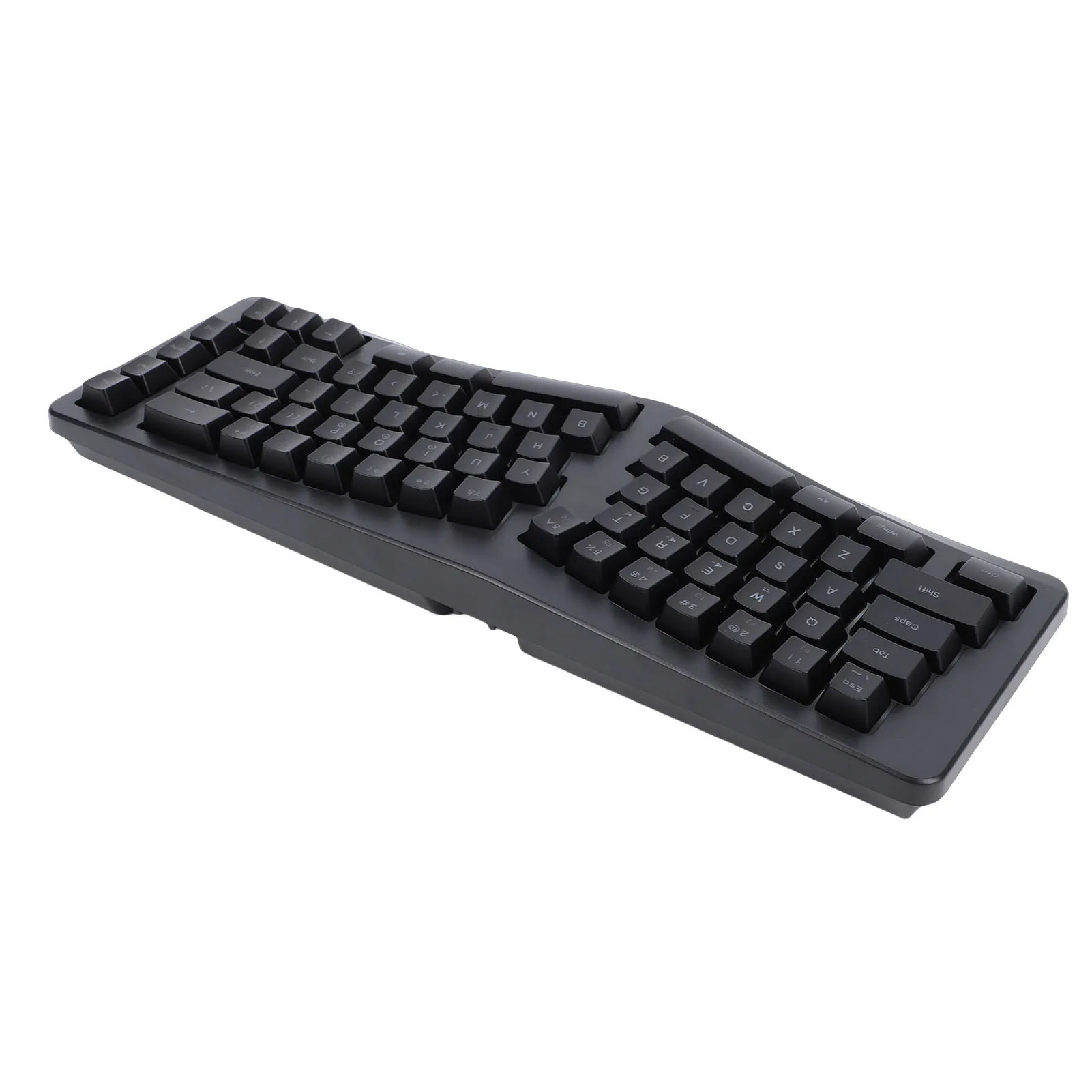 

Проводная 69-клавишная клавиатура, 18 режимов подсветки RGB, съемный кабель типа C, разделенная эргономичная клавиатура для ноутбука, проводная 69-клавишная клавиатура