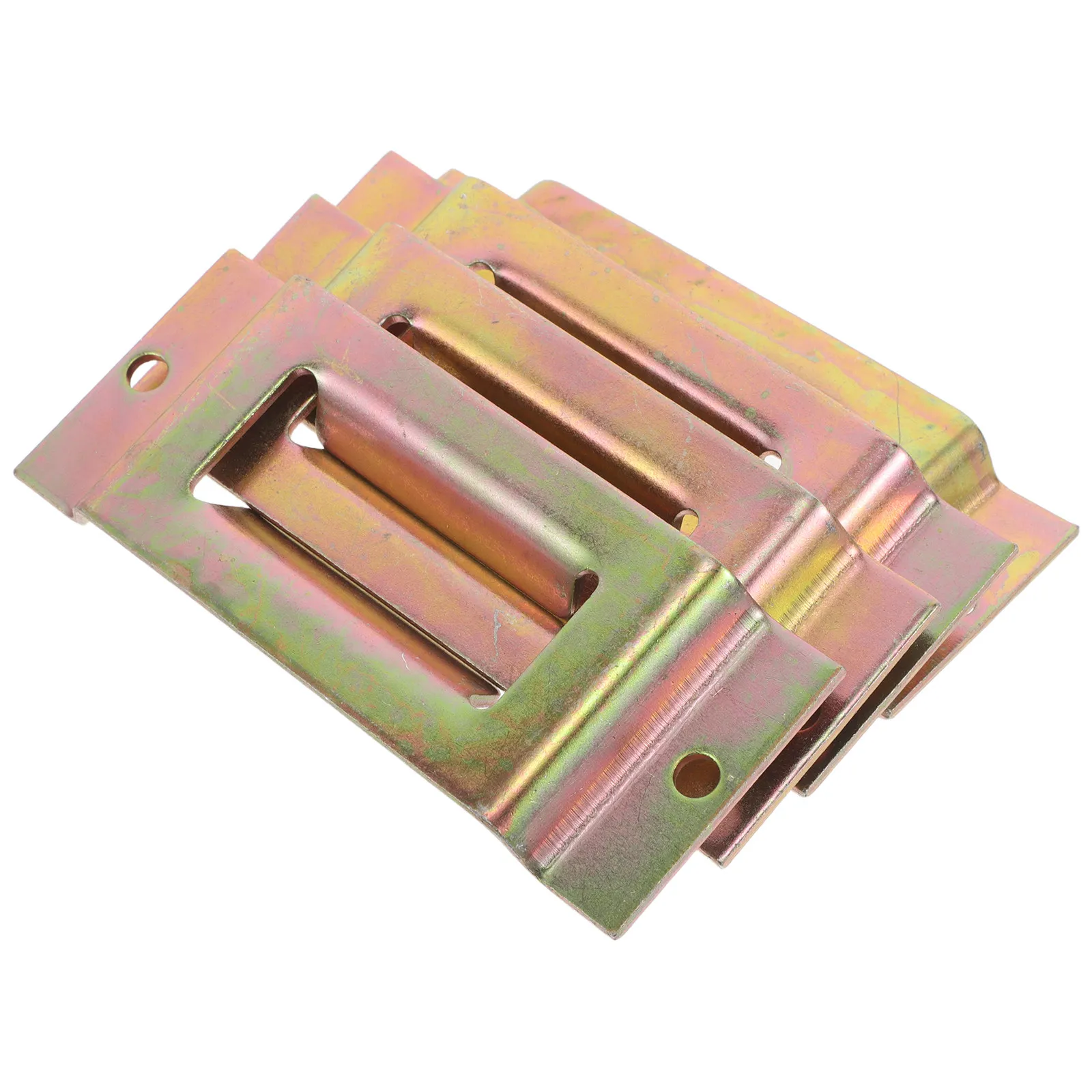 

Комплект из 4 крепежных анкеров для E-Track, одинарные, усиленные, металлические, для фиксации груза на кузове грузовика, прицепе, фургоне, E-Track рейке